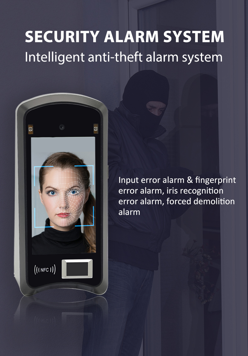 X05 iris and face recognition device