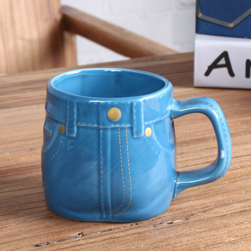 jean shape coffee mug