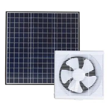 Solar-Powered Exhaust Fan for Greenhouse and Basement Ventilation