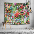 Kleurrijke bloem wandtapijt Volledige muur Bright Floral Nature Tapestry muur opknoping voor woonkamer slaapkamer slaapzaal Home Decor