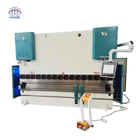 Electric 4 Axis 125T Hydraulic CNC Metal Bending Machine with 3D Servo Control