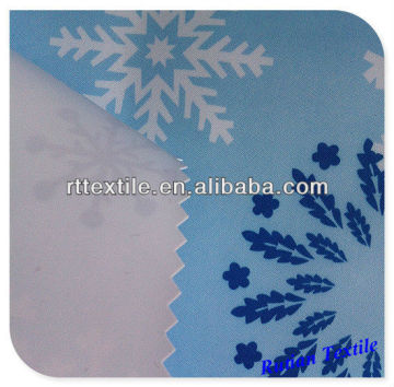 Printed Pongee with virgin PVC for water bag