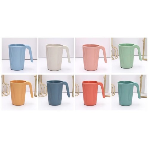 Plastic Customized Logo Mugs Plastic Mug Modern