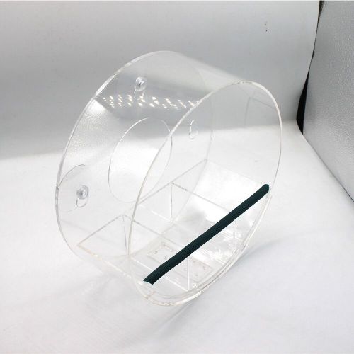 Round Clear Acrylic Bird House with Sucker