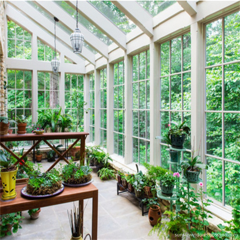 Customized Sun Room Winter Garden Glass House With Insulated Glass