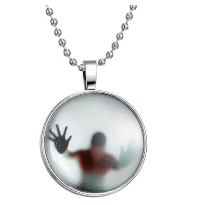 Blue stone power energy stone necklace