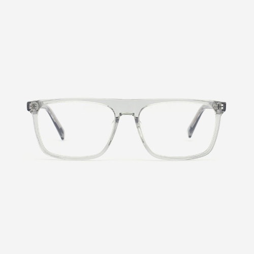 Rectangular Hand-made Men's Optical Frames 21A3113