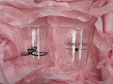 Couple's Glass Water Cup A