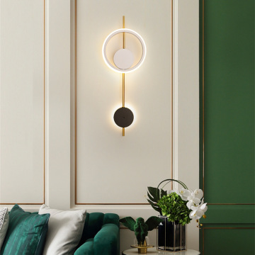 Minimalist Antlers Multi-ring LED Wall Lamp