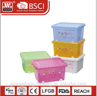 Plastic Storage Container W/Wheels 27L/40L