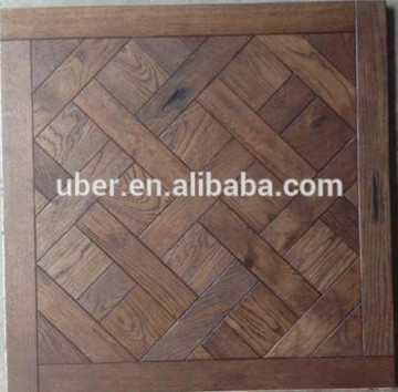 White Ash/Oak parquet flooring