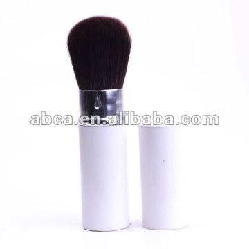 2013 Hot Selling Retractable brush with synthetic hair and alu ferrule Synthetic Hair Goat Hair Wool 2013 Factory Price