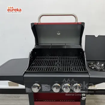 Four Burners Liquid Propane Gas Grill BBQ Gas Grill with Stainless steel Gas BBQ For Outdoor use