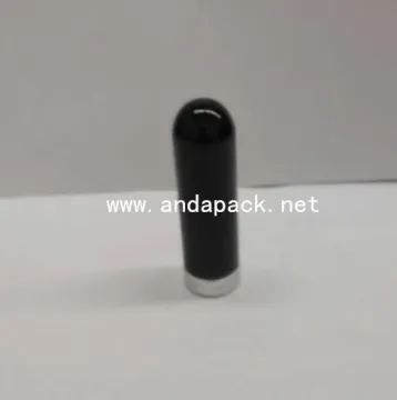 black lipstick bottle