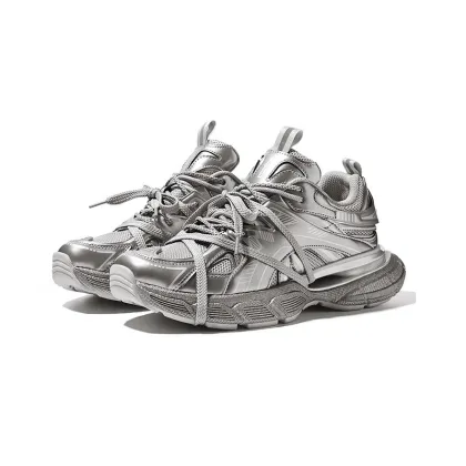 New Breathable Leather Chunky Platform Shoes - Unisex Casual Sports Shoes for Men