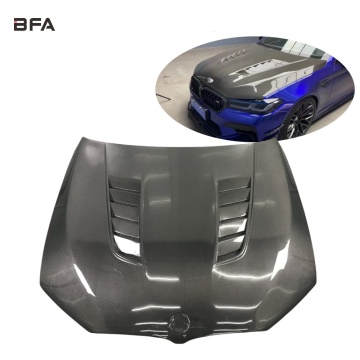 High Quality Real Dry Carbon Fiber Hood Engine Cover for BMW 5 Series M5 F90 G30 G38 Sports Car