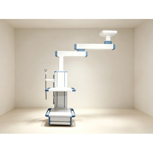 Double Arm Surgical Ceiling Pendant, Each Joint 340° Free Rotation With Lock Brake, Integrated Gas Outlet Power Socket Infusion