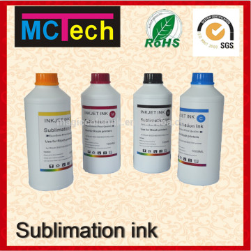 China factory supply NEW Sublimation ink for uncoated paper use for Ricoh printer