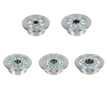 Underwater fountain lights for statue fountains