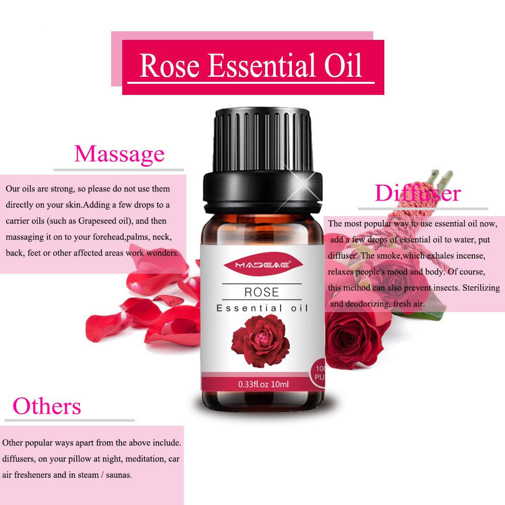 Private Label bulk price 100%Pure Rose Essential Oil