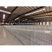 Gabões soldados e colchões de gabion