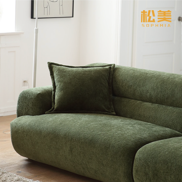 Модульный диван-букле для гостиной. Гибкие планировки.