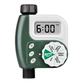 NBBX Best New Design Automatic Garden Water Timer Irrigation System Controller - 2 Zones