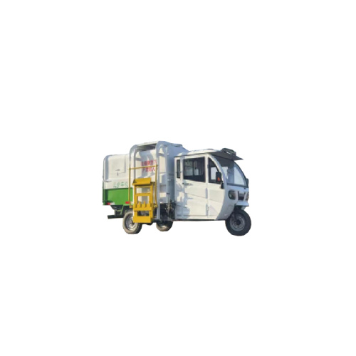 Sanfang three wheel hanging bucket garbage truck