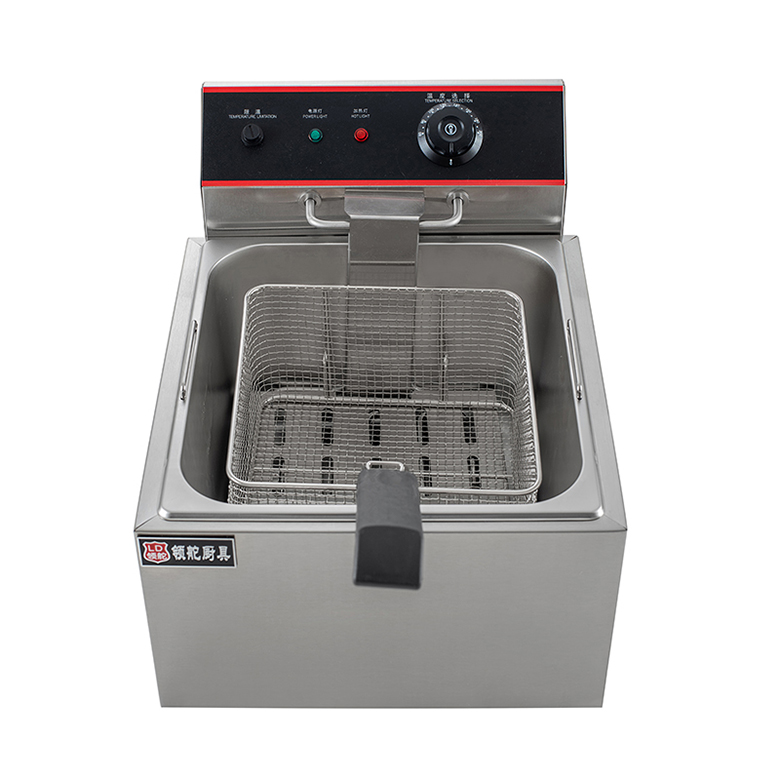 11l Single Electric Fryer Front