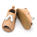 summer girls sandals Special Genuine Leather Fish Mouth Summer Kids Sandals Factory