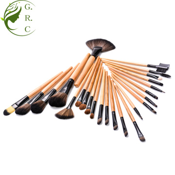 Benutzerdefinierte professionelle 24pcs Gesichtsauge-Make-up-Bürsten Set