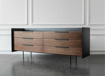 Personalizzazione del gabinetto in legno del designer