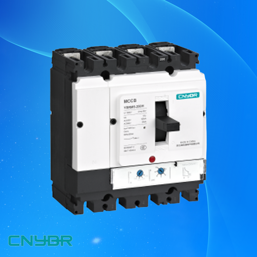 YBRM5 - 250 disjuntor de caixa moldada termomagnética