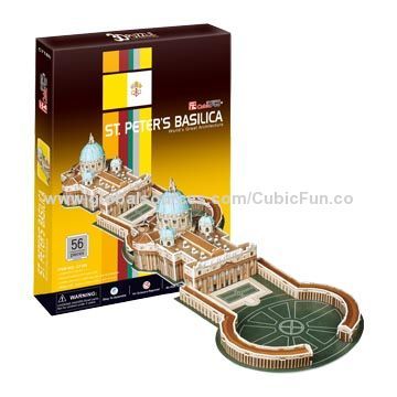 Hand-made Paper Craft for Home Decoration, 56 Pieces Count