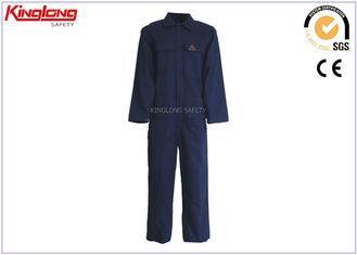 Mens Fire Resistant Coveralls , Anti Static Proban Fabric F