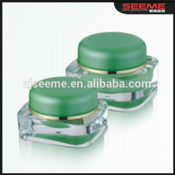 30ml plastic cosmetic jar,transparent plastic jar matte cap matte lid, plastic jar
