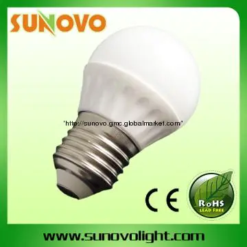 Ceramic 3.5W E27 LED golf ball
