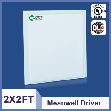 White Trim DLC UL 2x2ft 40w 55w led panel light white