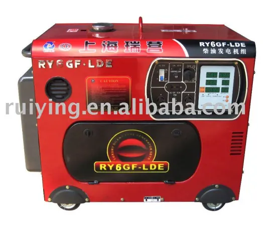 5KW/5KVA Low Noise Diesel Generator, Household Generator, 50HZ/60HZ.