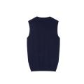 Men's Knitted Merino Wool Easy-Care Vest