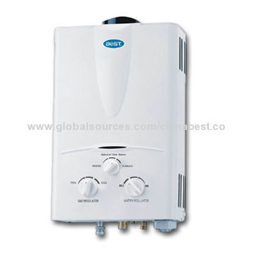 Gas Water Heater with Over-water Pressure Protection and Flame Failure Safety Devices