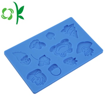 Square Silicone Cartoon Mold for Chocolate