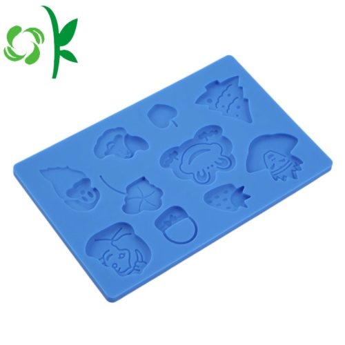 Square Silicone Cartoon Mould för choklad