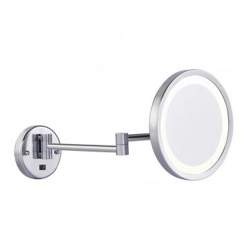 Miroir mural loupe avec lumières