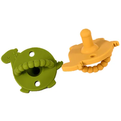 Cartoon Dinosaur shape Silicone baby pacifier