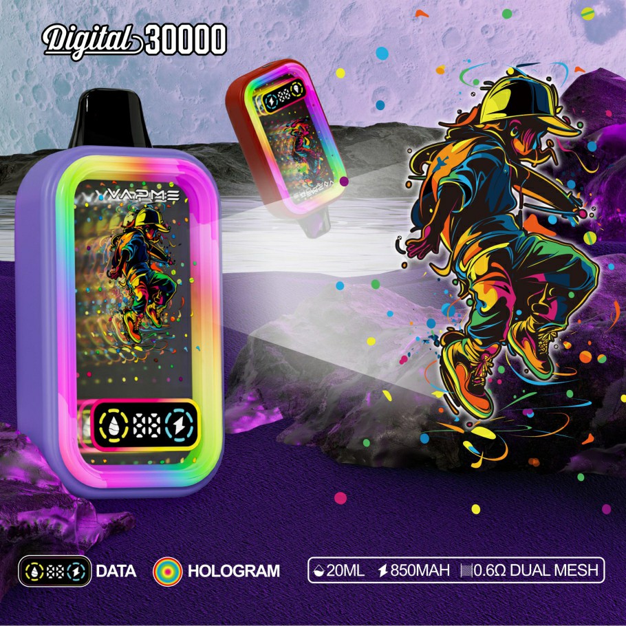 Vape puff Vapme Digital 30k asli