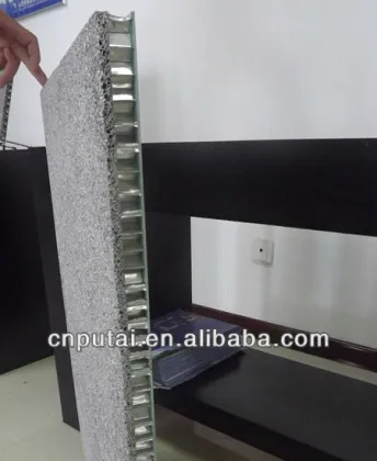 Aluminum foam and aluminum honeycomb composite board