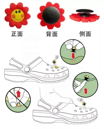 PVC Shoe Charms: New Arrival Designer Rubber Shoe Decorations