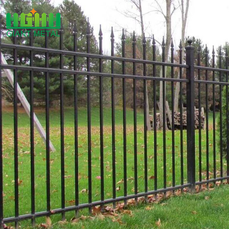 Galvanized Wrought Iron Fence