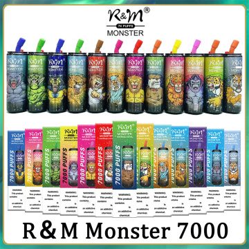 R&amp;M Monster 7000 Puffs Factory за еднократна употреба